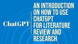 How to use #ChatGPT for #Literature Review and #Research? With a Word of Caution!