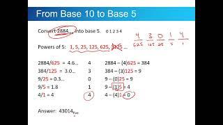 Math 110 - 3D Convert from Base 10 to Another Base