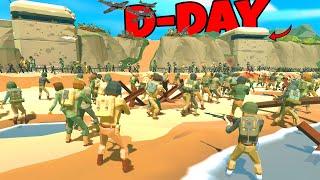 D-DAY Beach Invasion in NEW Battle Simulator! - Warbox Sandbox: Battle Simulator