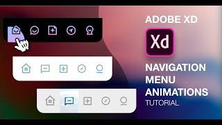 Navigation Menu Animations in Adobe Xd | Auto Animate + Blend Modes