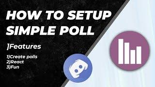 How to setup Simple Poll bot discord on your discord server very easily on your android/ios | Polls