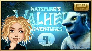 Making a troll trap! - KatsPurr's Live Stream Adventures in Valheim - Part 9