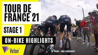 Tour de France 2021: Stage 1 On-bike highlights