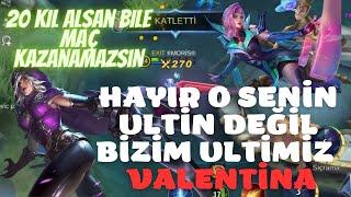 BİR BUÇUK SENEDİR METADAN DÜŞMEYEN O BÜYÜCÜ! - VALENTINA - Mobile Legends