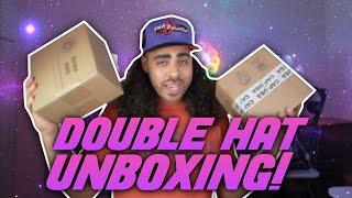 DOUBLE FITTED HAT UNBOXING! *RARE DIAMOND HAT!?!*