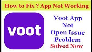 Fix "Voot" App Not Working / App Not Opening Problem Solved Android & Ios | AllTechapple