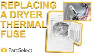 Dryer Troubleshooting: How to Replace a Thermal Fuse | PartSelect.com