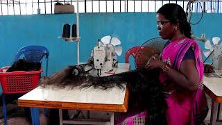 Wig Making | Biggest Human Hair Products Factory in India