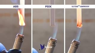 Flame resistance of PEEK and ULTEM™ AM9085F