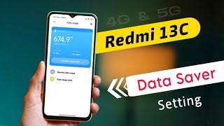 Redmi 13C 5g Data Saver Settings | Redmi 13C me Data Saver Kaise On Kare