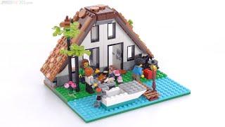 LEGO Creator 3-in-1 Cozy House 31139 alt. build review: "A frame" on a budget!