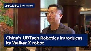 China's UBTech Robotics introduces its Walker X robot