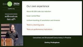 C++ Coroutines and Structured Concurrency in Practice - Dmitry Prokoptsev - C++Now 2024