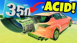 Using a Jet Car in the Skipping Cars on ACID Challenge in BeamNG Drive Mods!