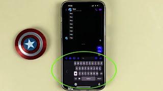 How to enable/disable one-handed keyboard mode on iPhone 13 Pro Max ios 15