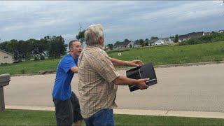 Angry Grandpa Destroys PlayStation!