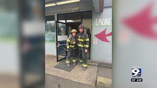 Young Eugene-Springfield firefighter responds to first fire