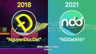 NDDatAhh: AVATARS, BANNERS & NAMES Evolution (2018 - hiện tại)