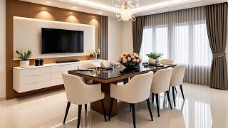 Top 100 Modern Dining Room Decor Ideas 2024 | Stylish Wooden Dining Tables & Home Interior Design