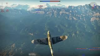 War Thunder Bf109-G2/trop energy fighting