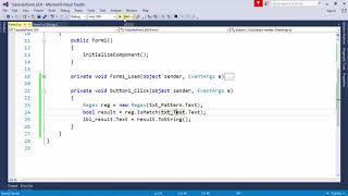 C# - Regular Expression