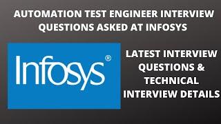 Infosys Automation Testing Interview Questions | Infosys Testing Interview Q&A