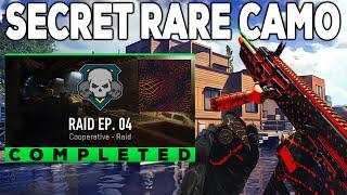 How To Get TARNISHED CAMO in MW2 Raid Episode 4 - Unlocking Secret Raid Camo Complete Guide