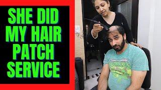 Hair Patch/ Hair wig Service At Home In Just 10 rupees | Hair fall solution | Born Creator