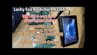 Spotpear Rockchip RK3566 LuckyFox board Compatible With Raspberry Pi CM4 (DSI display test)