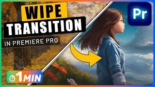 How to Make a TRANSPARENT DIAGONAL Faded WIPE Transition in Premiere Pro