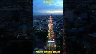 Veng Sreng Blvd By Drone - Phnom Penh City by Drone #shorts