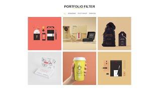 How to Create a Portfolio Filter Using Html Css & Javascript | Responsive Gallery filter