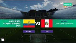 Ecuador vs Peru ● Fecha 8 Eliminatorias Mundial 2026 ●  Pes 2021