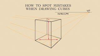 How to Spot Mistakes when Drawing Cubes