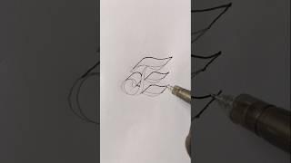 Creating Elegant Pencil Art: The Letter E #DetailedDrawing #PencilSketching #TypographyArt