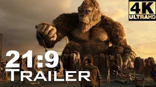 [21:9] Godzilla vs. Kong Ultrawide 4K Trailer (Upscaled) | UltrawideVideos