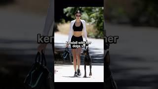 Kendall Jenner with her dog #kendalljenner #doglover #viralshort #trendingshort #model #kyliestyle