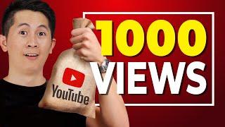 Năm 2025, Youtube sẽ trả bao nhiêu tiền trên 1000 lượt xem?