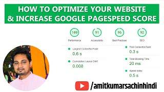 Wordpress Website Speed Optimization 2024 - Increase Google Pagespeed Score Free
