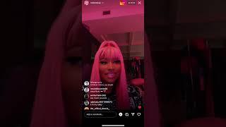 Nicki Minaj Instagram Live 10/21/22 Talks With TashaK & Funk Flex