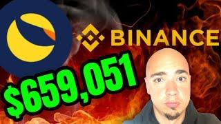 LUNC BINANCE BURN UPDATE. $659,051 LUNA CLASSIC BURNED!