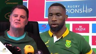 Rassie Erasmus provides Siya Kolisi injury update | Springboks Press Conference