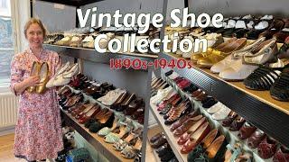 My Original Vintage Shoe Collection (1890s-1940s)