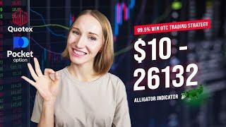 99.5% WIN OTC TRADING STRATEGY FOR BINARY OPTIONS | ALLIGATOR INDICATOR Pocket Option