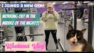 I joined a new gym? | Working out in the middle of the night! | Weekend in my life