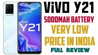 vivo y21 launched in India || 5000mAh battery |specifications unboxing |price|| full review| 2021