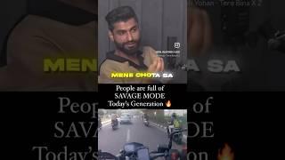 almost crash meme | motovlog india | road rage india | idiots on road india | #shorts