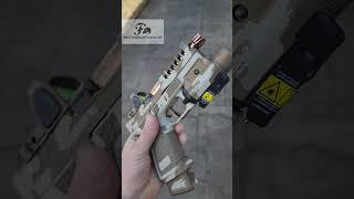 Custom Gen 5 Glock 19 built by Firing Squad Firearms with Coyote Customization Package