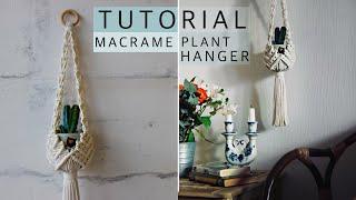 DIY: Tutorial Macrame Plant Hanger by Macramessage