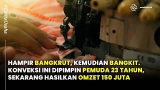 Mantan Atlet Sepak Bola Banting Setir Produksi 200 Lusin Baju/hari, Omset Ratusan Juta!